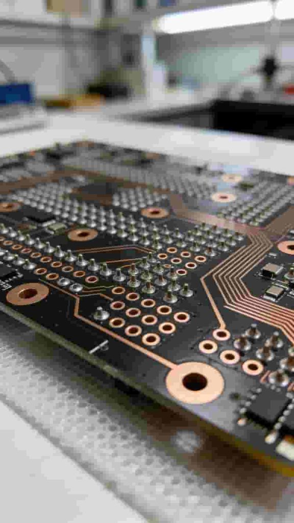 PCB via manufacturing process drilling plating inspection