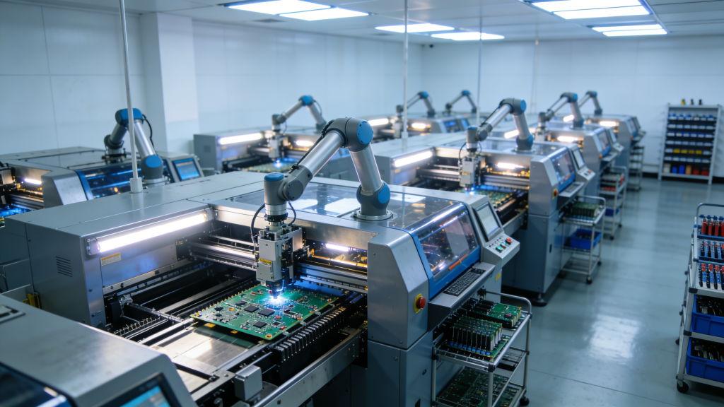 High Volume PCB Assembly Line SMT Automated Production