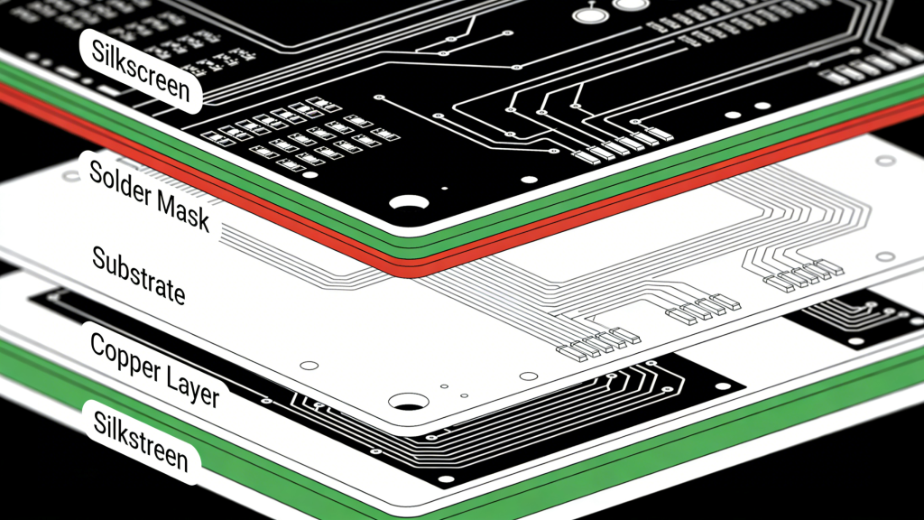 Double Sided PCB Layer Structure