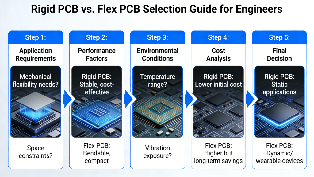 Rigid PCB Flex PCB selection guide for engineers