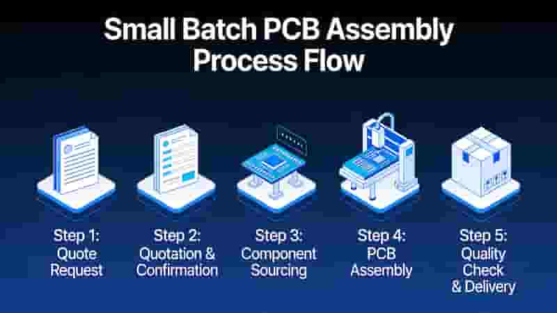 Small Batch PCB Assembly Process Flow Chart