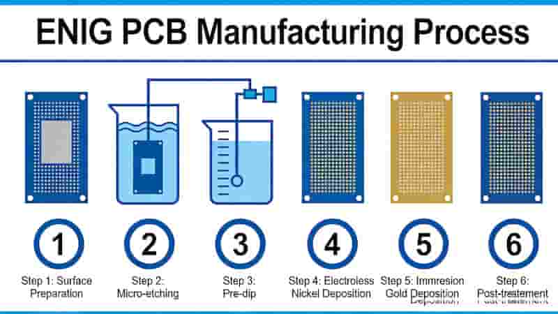 ENIG PCB manufacturing process flow chart
