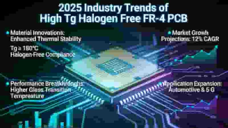 FR-4 PCB 2025 trends high Tg halogen free multilayer