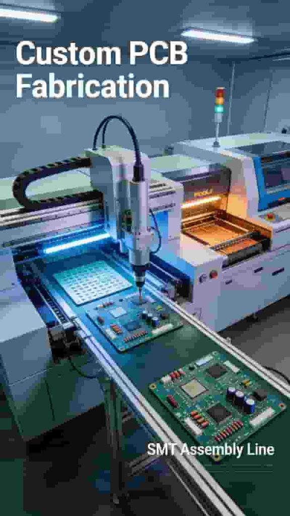 SMT PCB Assembly Line for Custom PCB Fabrication