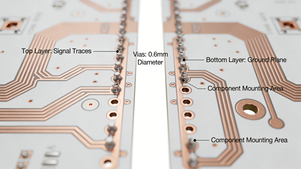 Double Sided PCB Structure and Layer Design