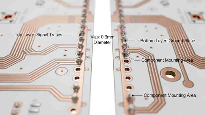Double Sided PCB Structure and Layer Design