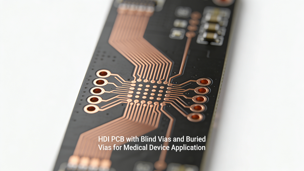 HDI PCB Using Blind Vias and Buried Vias for Miniaturization