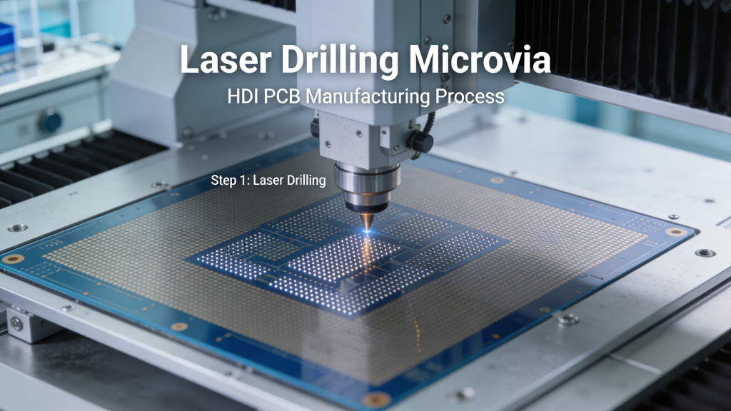 HDI PCB Manufacturing Process with Microvia Blind Buried Via