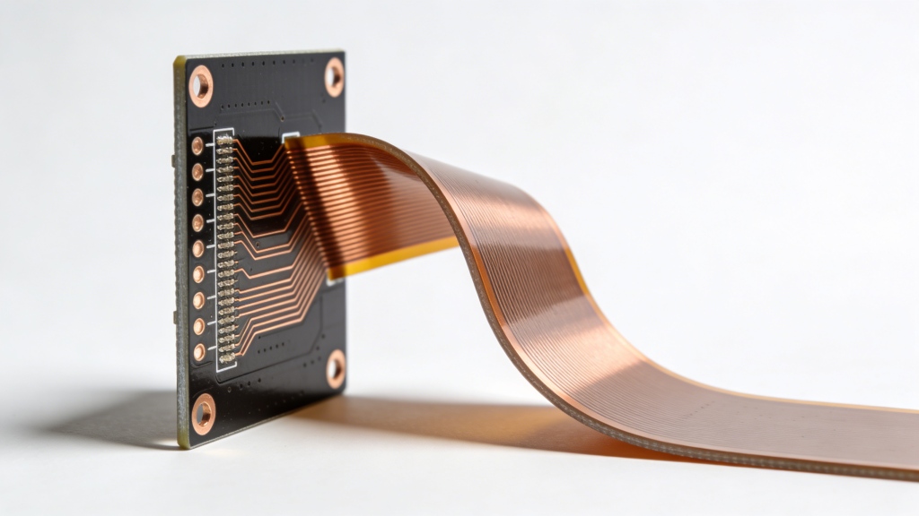 Semi-Flex PCB Overview Structure Bending Zone FR-4