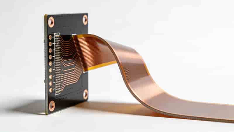 Semi-Flex PCB Overview Structure Bending Zone FR-4