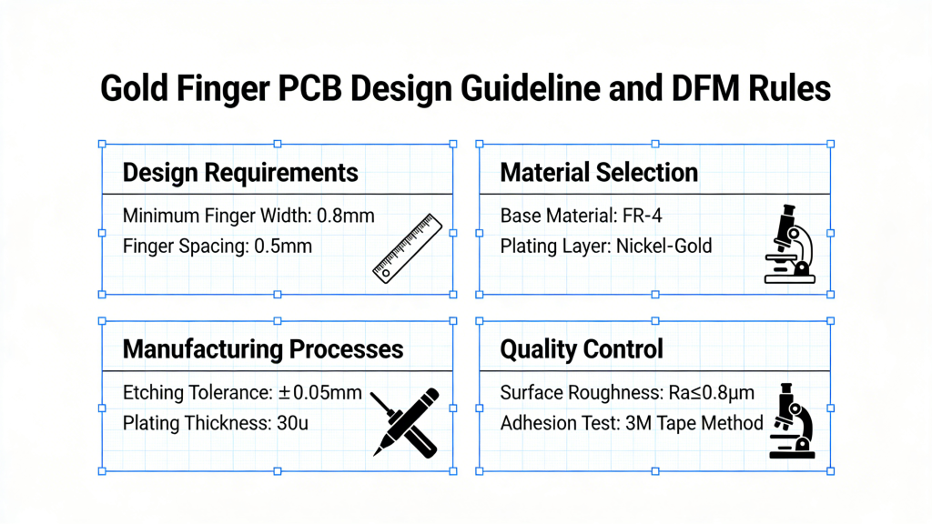 Gold Finger PCB Design Guideline and DFM Rules