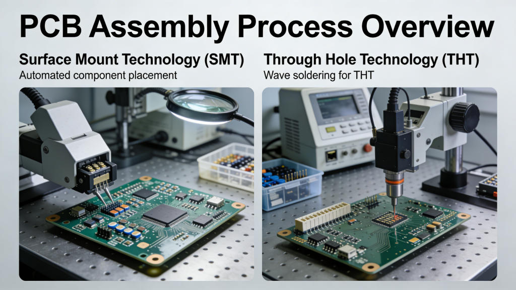 PCB Assembly Process Overview SMT THT