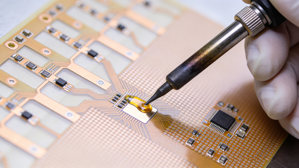 Flux application process for flex PCB soldering and SMT assembly