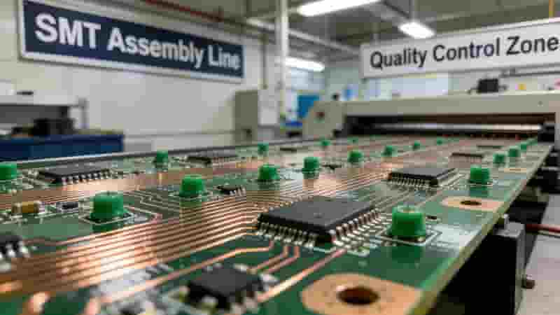 Tented vias application in HDI SMT industrial PCB