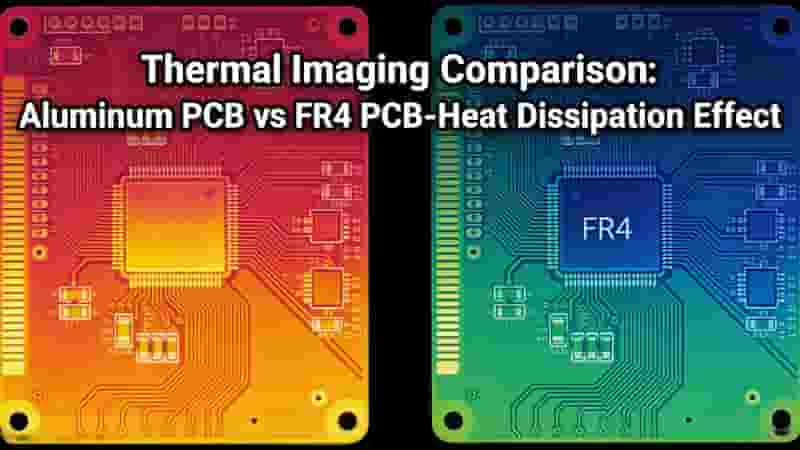 Aluminum PCB vs FR4 thermal performance heat dissipation
