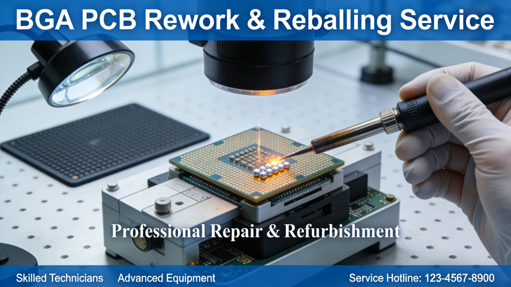 BGA PCB Rework and Reballing Service