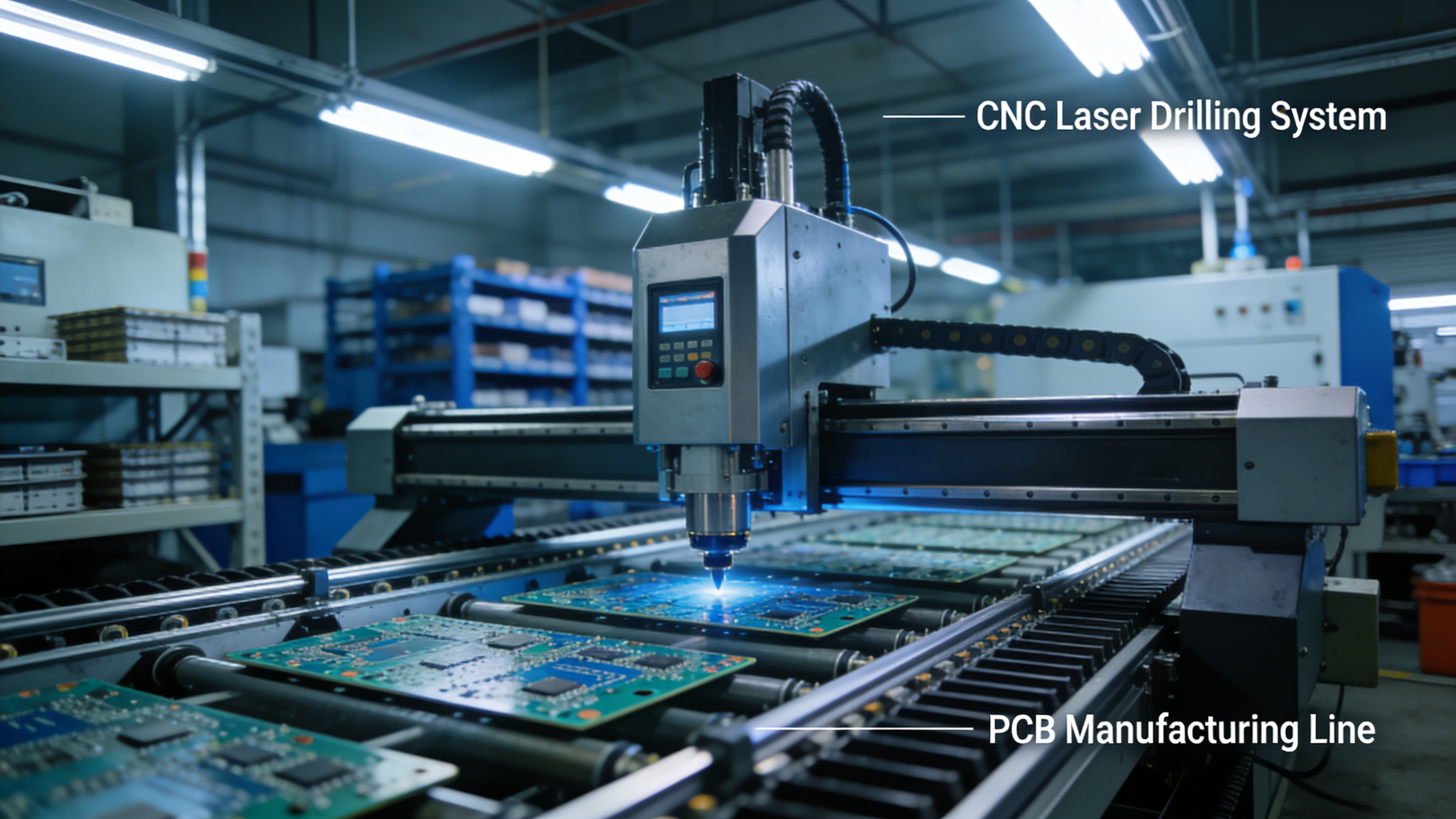 Buried PCB via connecting inner layers only