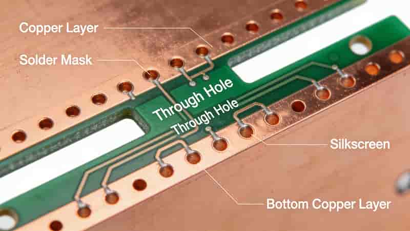 Double Sided PCB Definition and Basic Structure