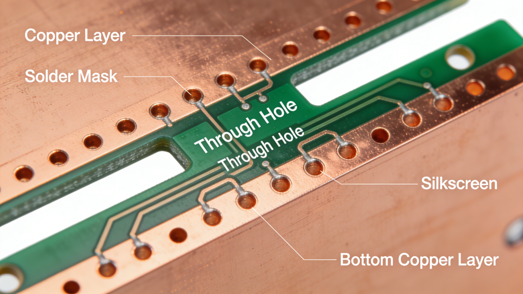 Double Sided PCB Definition and Basic Structure