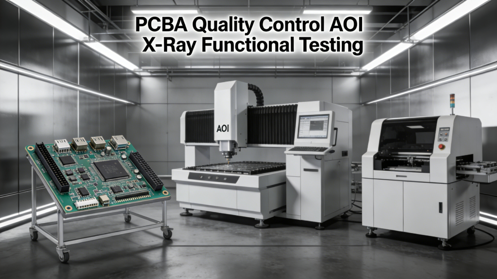 PCBA Quality Control AOI X-Ray Functional Testing