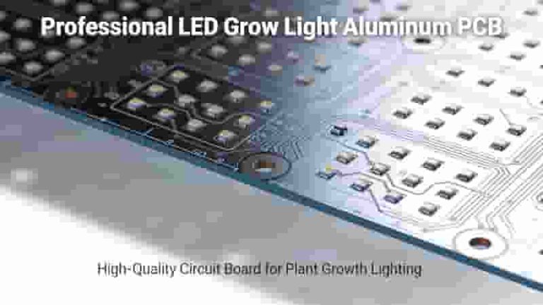 LED Grow Light PCB Aluminum Core Circuit Board for Horticulture Lighting