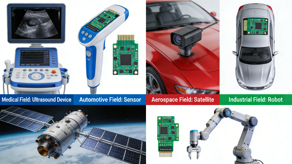 Rigid-Flex PCB applications in medical, automotive, aerospace and industrial fields