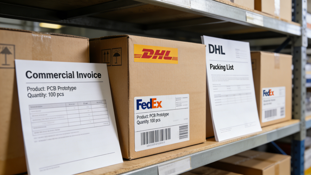 Fast Turnaround PCB Prototype Global Shipping Export