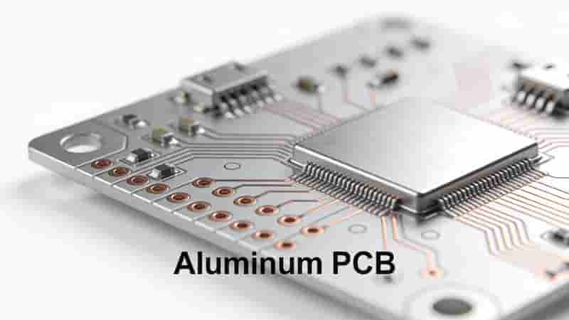 Aluminum PCB structure with circuit layer, dielectric layer, and aluminum base