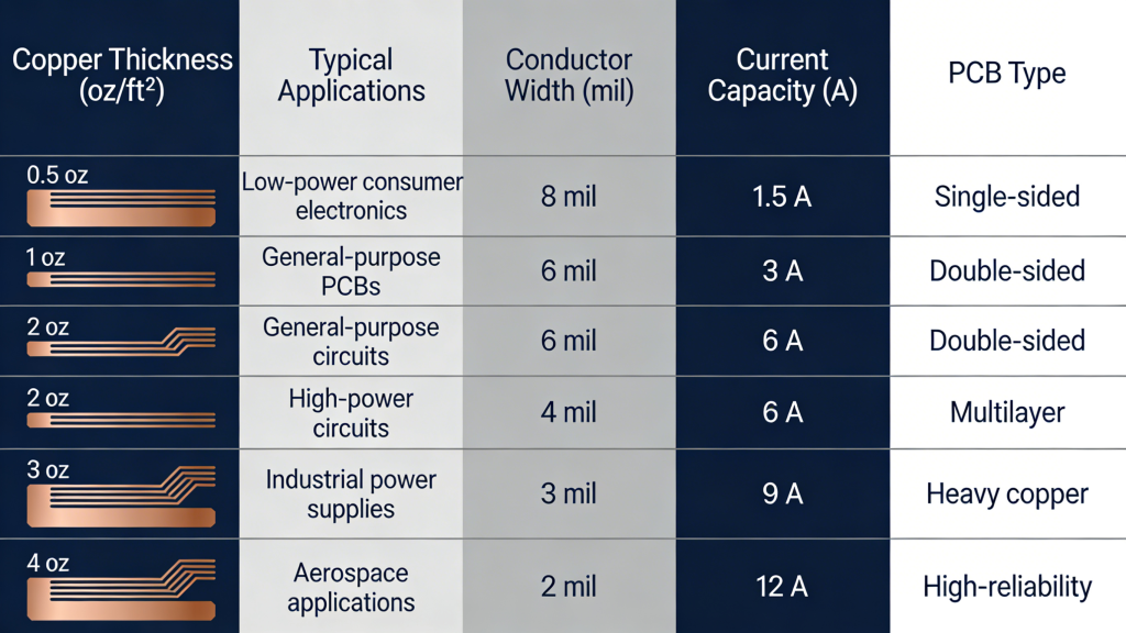 PCB Copper Thickness Overview and Copper Weight Layers