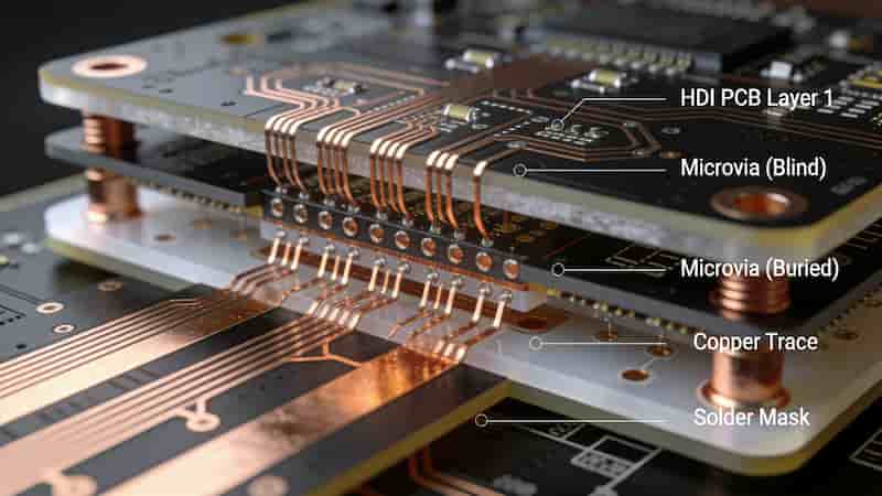 HDI PCB Layout Structure and Microvia Design