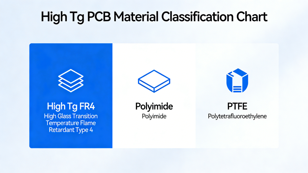 High Tg PCB Material Types Classification and Features