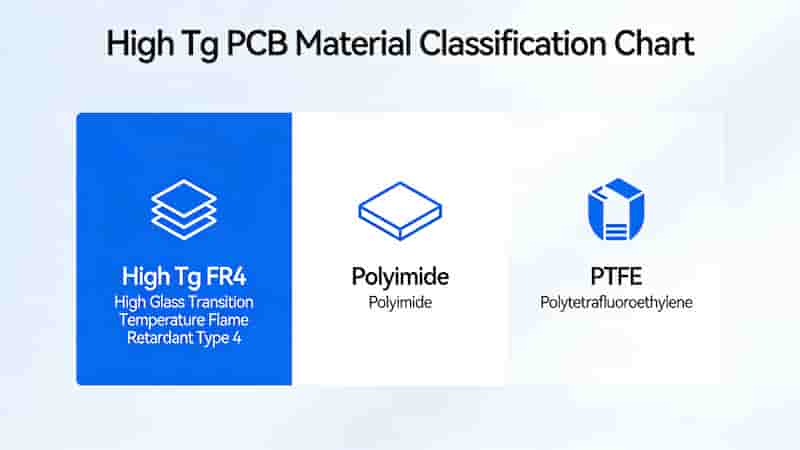High Tg PCB Material Types Classification and Features