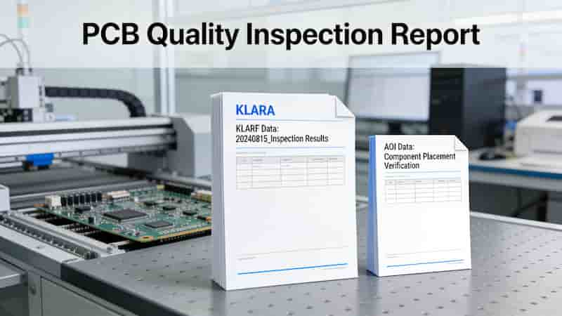 PCB Inspection and Test Files Including KLARF and AOI Data